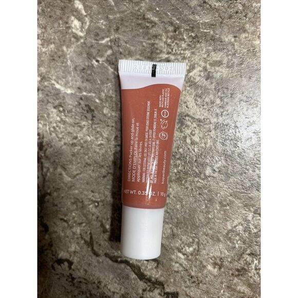 Kopari Lip Glossy Beachy Peach .35oz New Lip Gloss - Picture 2 of 4